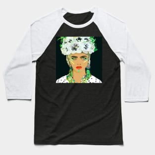 FLOWERS WOMAN Baseball T-Shirt